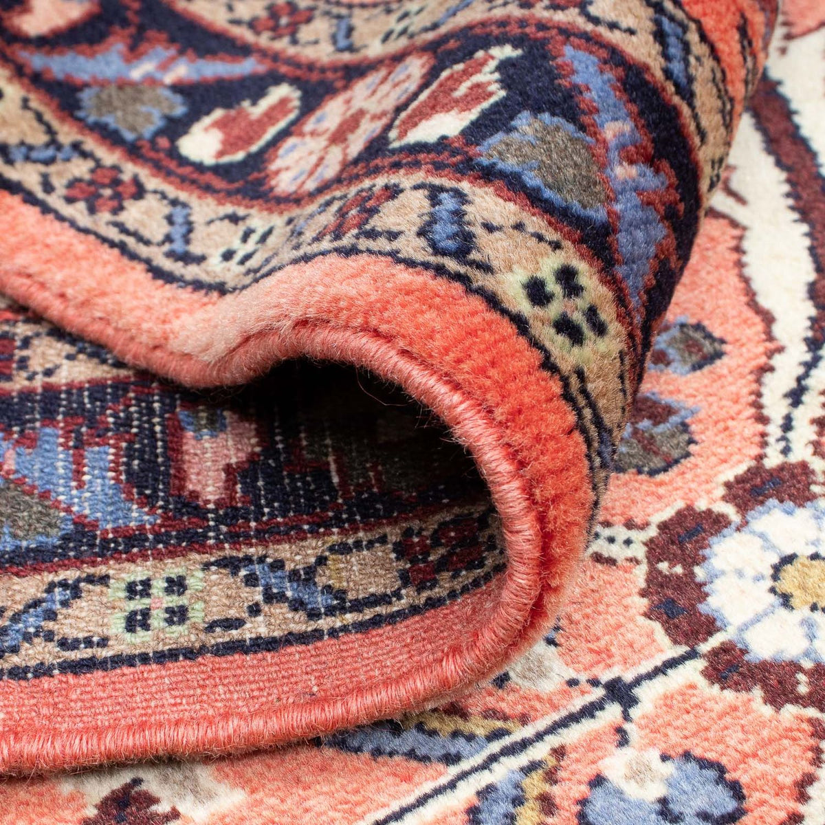 Tapis de couloir Tapis persan - Nomadic - 220 x 83 cm - rouge clair