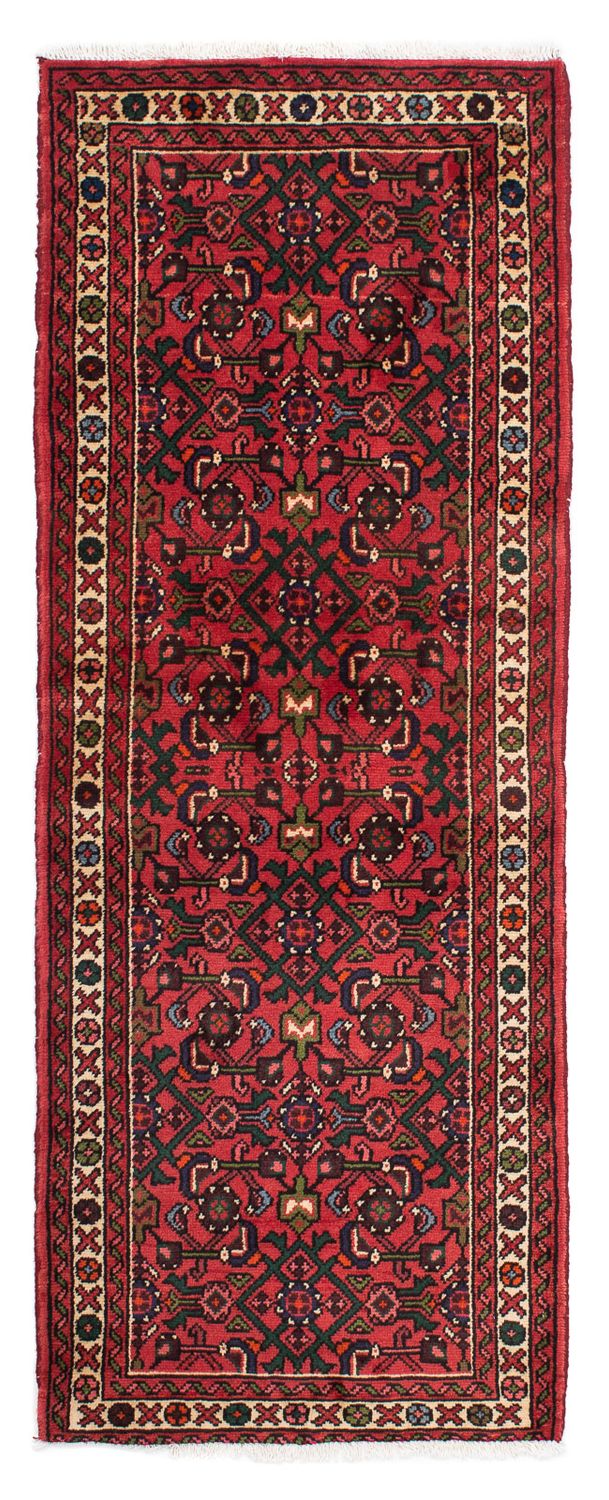 Tapis de couloir Tapis persan - Nomadic - 198 x 75 cm - rouge foncé