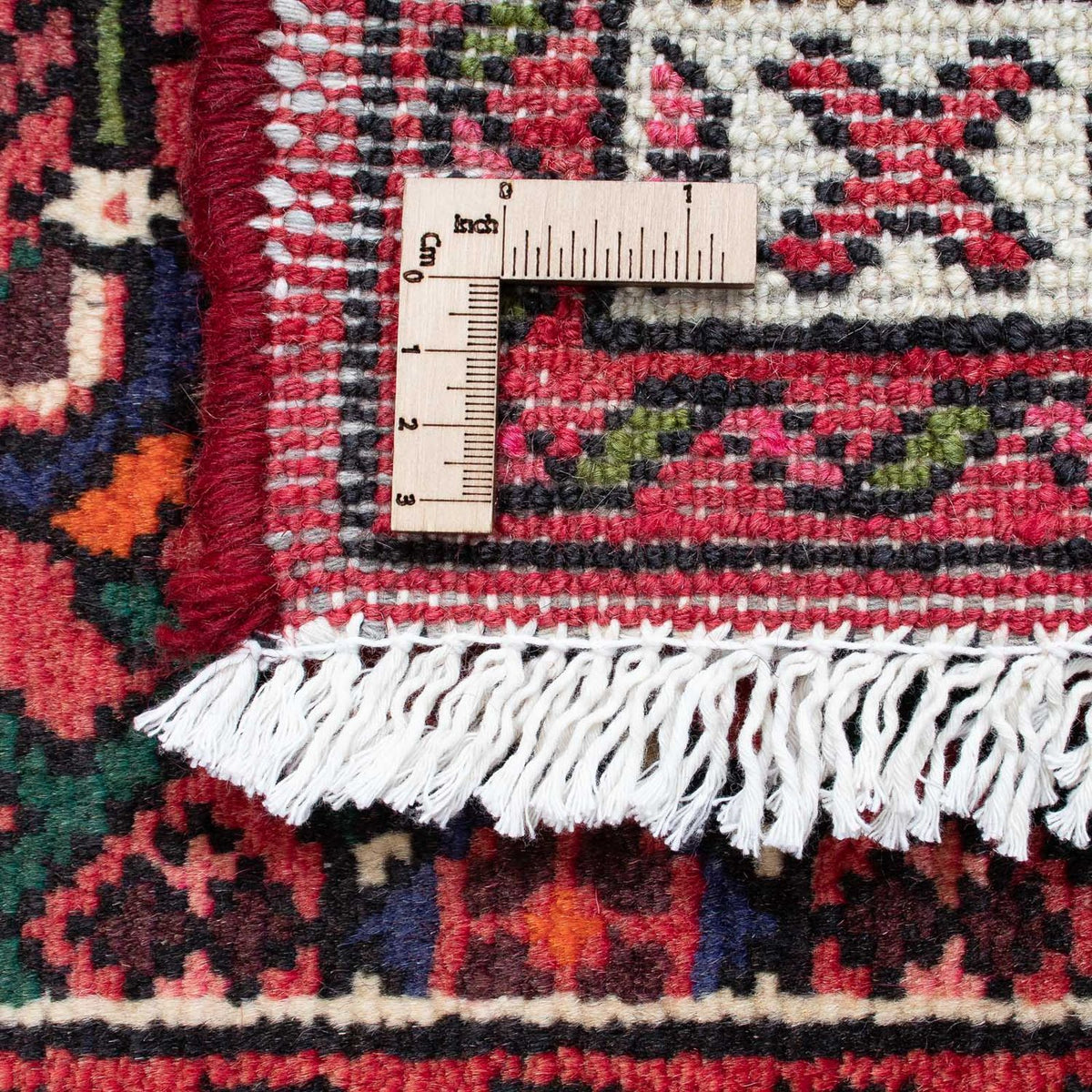 Tapis de couloir Tapis persan - Nomadic - 198 x 75 cm - rouge foncé