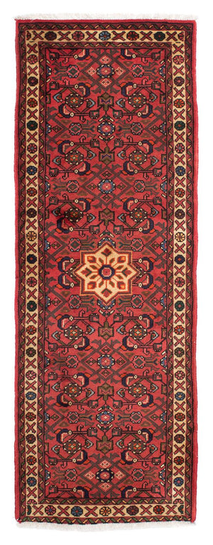 Tapis de couloir Tapis persan - Nomadic - 210 x 73 cm - rouge foncé