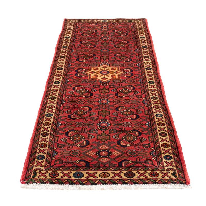Tapis de couloir Tapis persan - Nomadic - 210 x 73 cm - rouge foncé