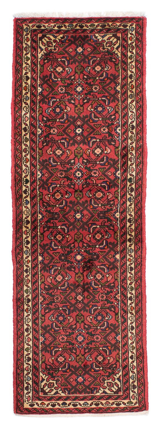 Tapis de couloir Tapis persan - Nomadic - 190 x 67 cm - rouge foncé