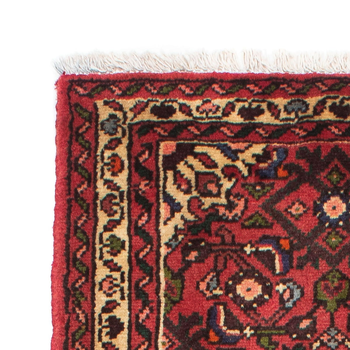 Tapis de couloir Tapis persan - Nomadic - 190 x 67 cm - rouge foncé