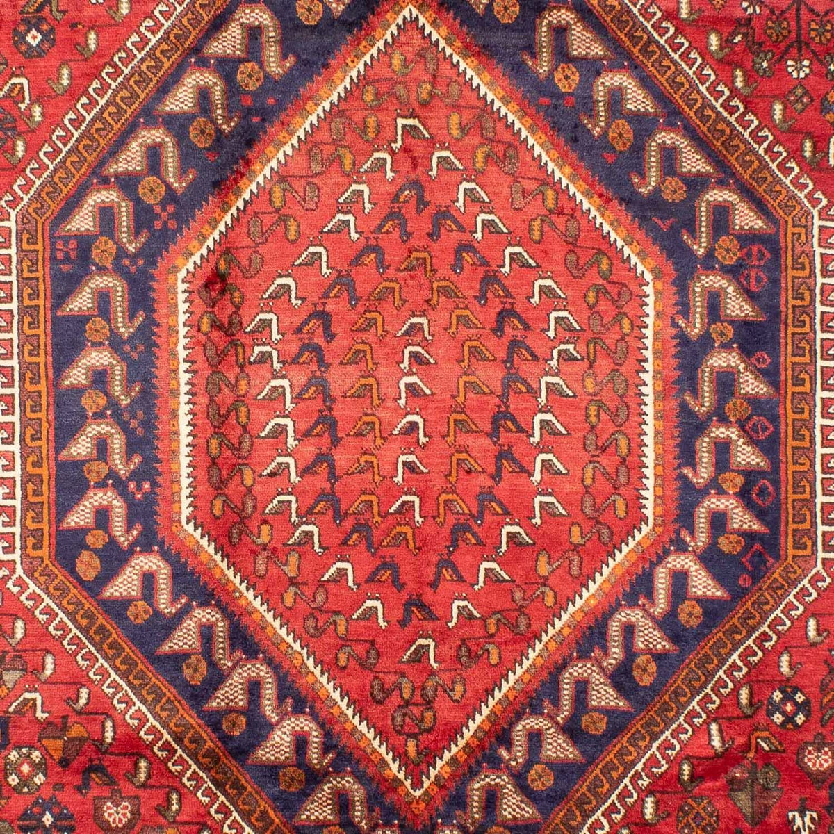Tapis persan - Nomadic - 298 x 207 cm - rouge