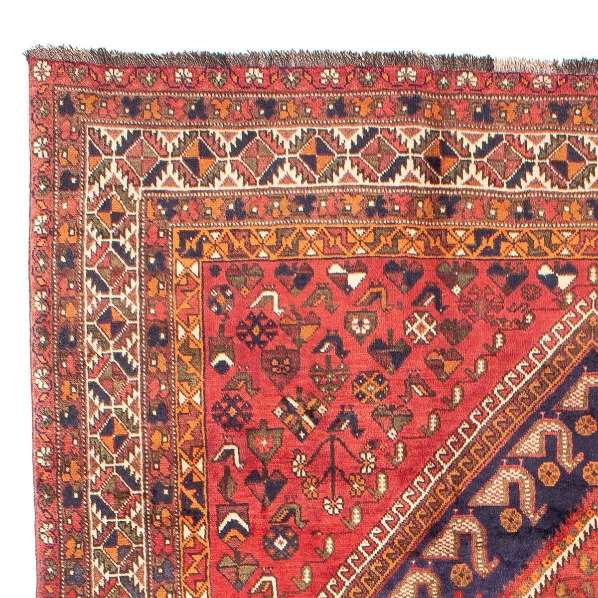 Tapis persan - Nomadic - 298 x 207 cm - rouge
