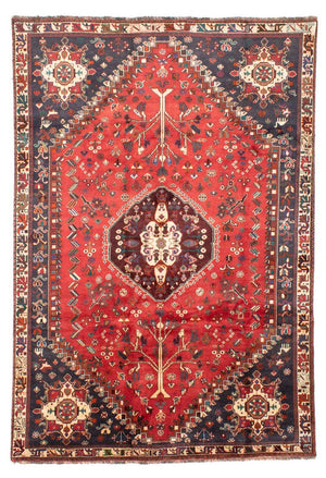 Tapis persan - Nomadic - 302 x 207 cm - rouge