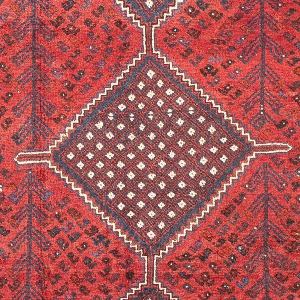 Tapis persan - Nomadic - 310 x 215 cm - rouge