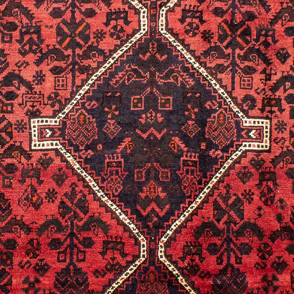 Tapis persan - Nomadic - 300 x 207 cm - rouge