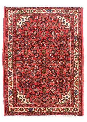 Tapis persan - Nomadic - 140 x 103 cm - rouge