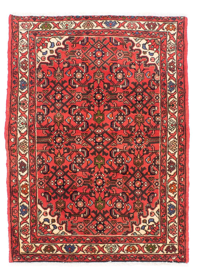 Tapis persan - Nomadic - 140 x 103 cm - rouge