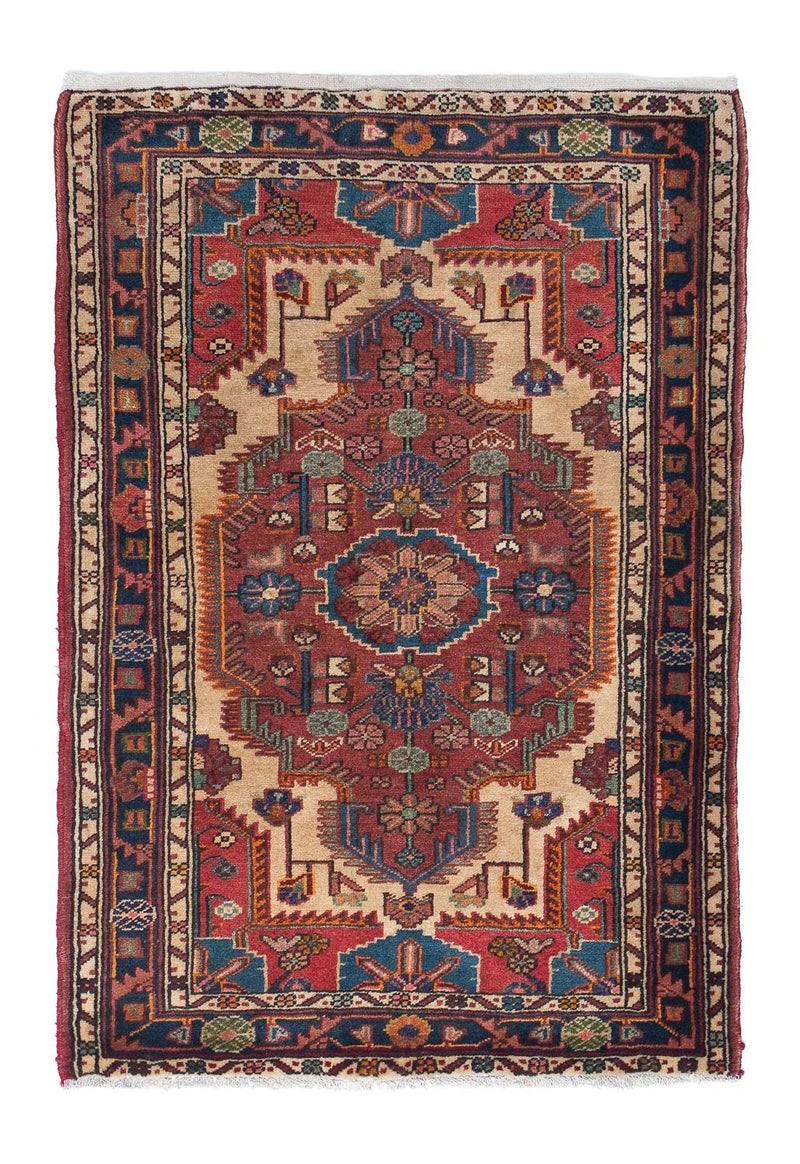 Tapis persan - Nomadic - 130 x 95 cm - multicolore