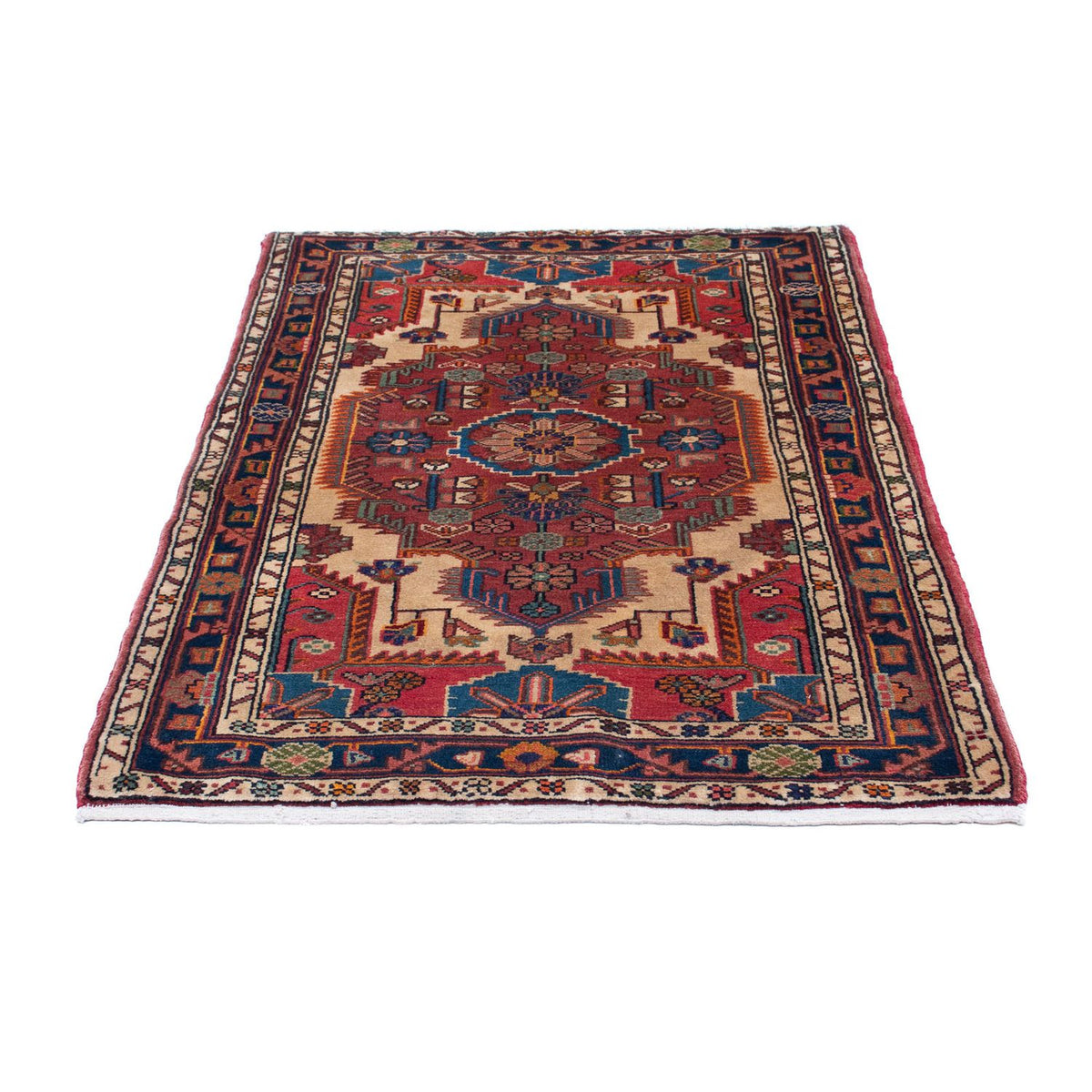 Tapis persan - Nomadic - 130 x 95 cm - multicolore