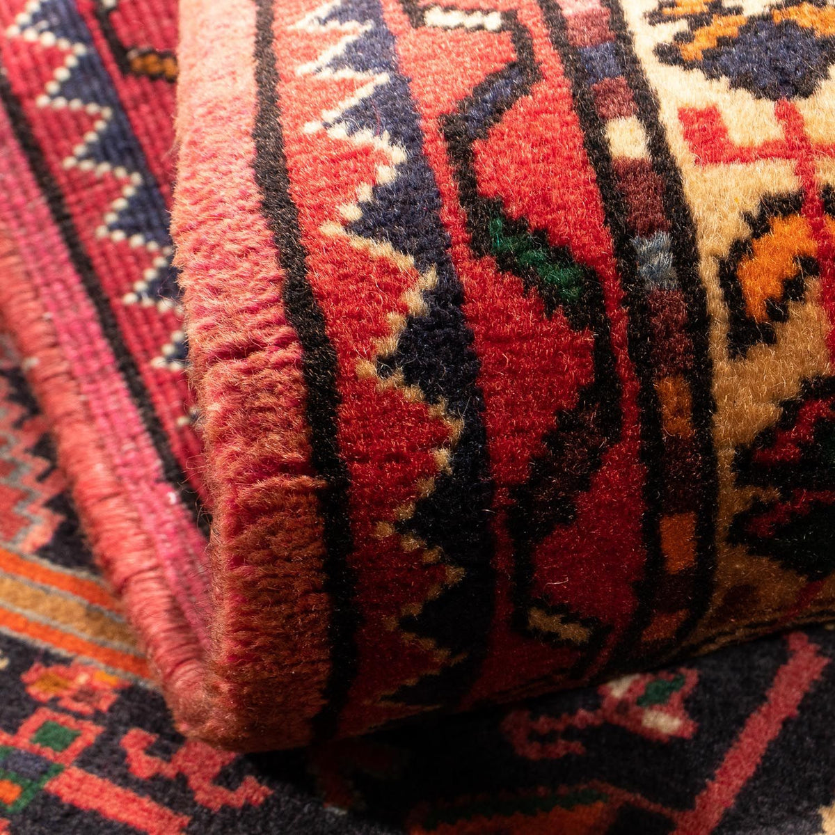 Tapis persan - Nomadic - 165 x 100 cm - rouge clair