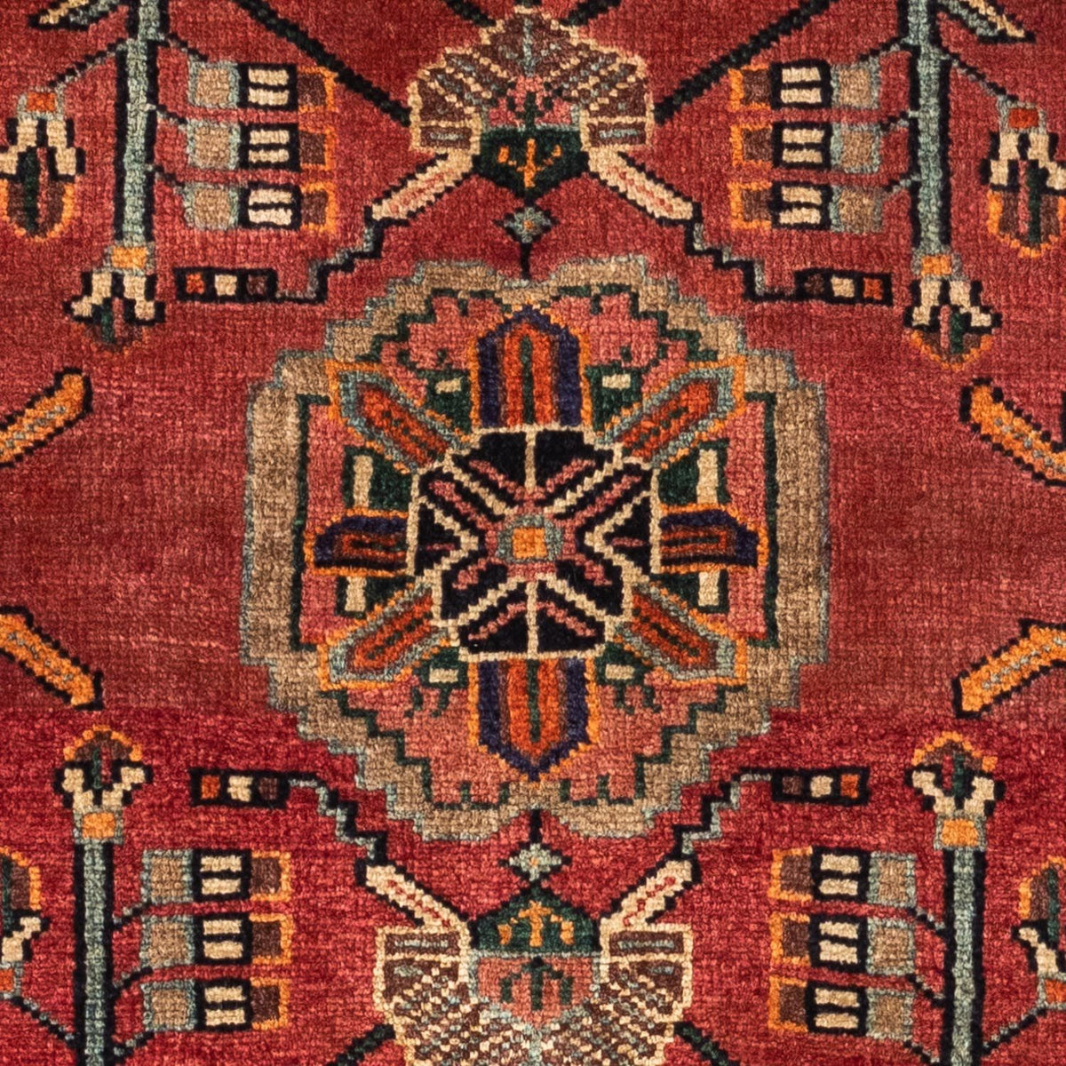 Tapis persan - Nomadic - 142 x 90 cm - rouge