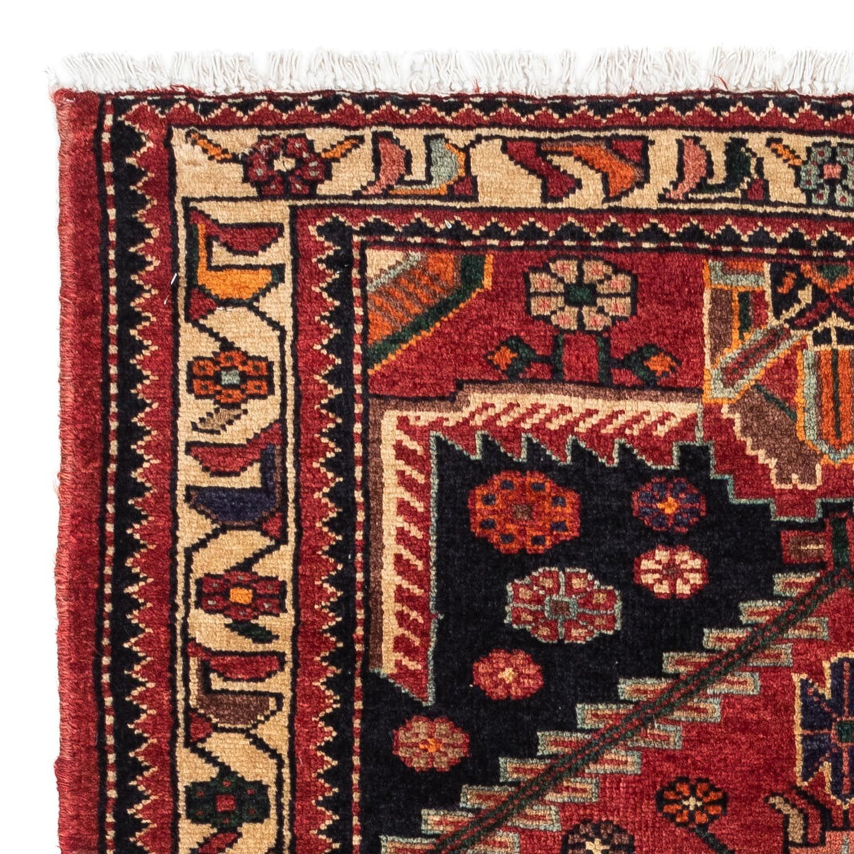 Tapis persan - Nomadic - 142 x 90 cm - rouge