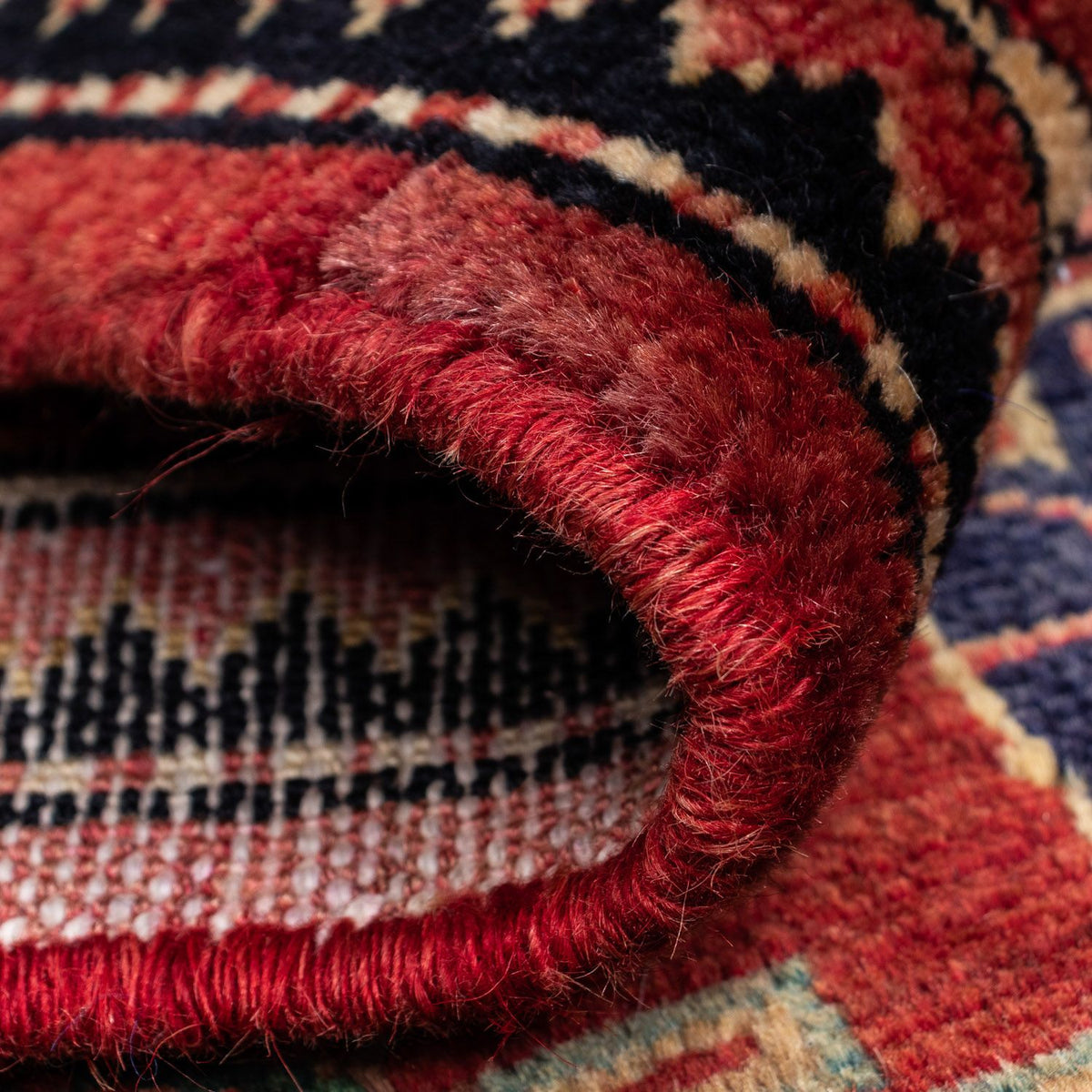 Tapis persan - Nomadic - 142 x 90 cm - rouge