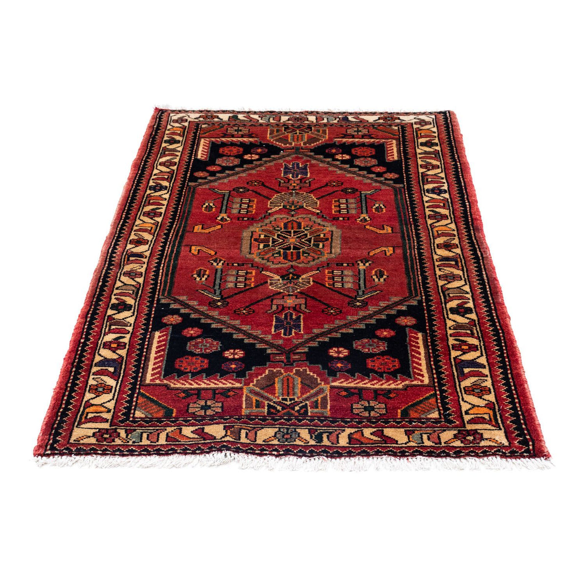 Tapis persan - Nomadic - 142 x 90 cm - rouge
