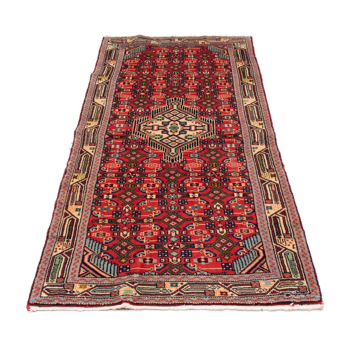 Tapis de couloir Tapis persan - Nomadic - 190 x 78 cm - rouge clair