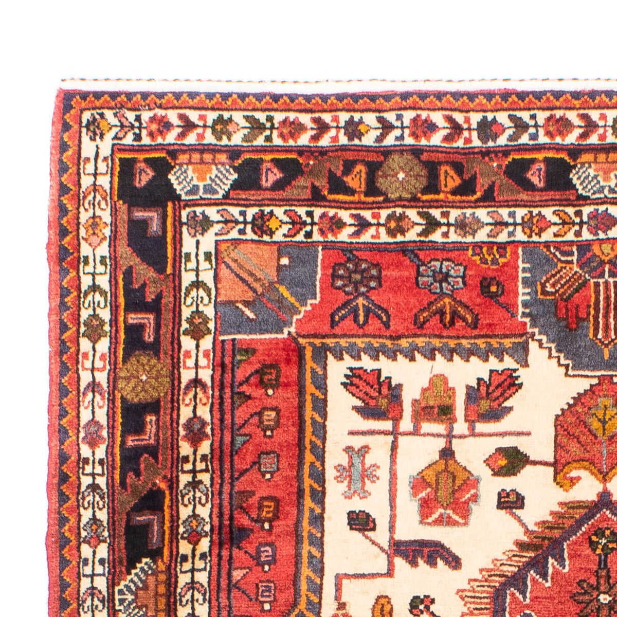 Tapis persan - Nomadic - 205 x 142 cm - rouge