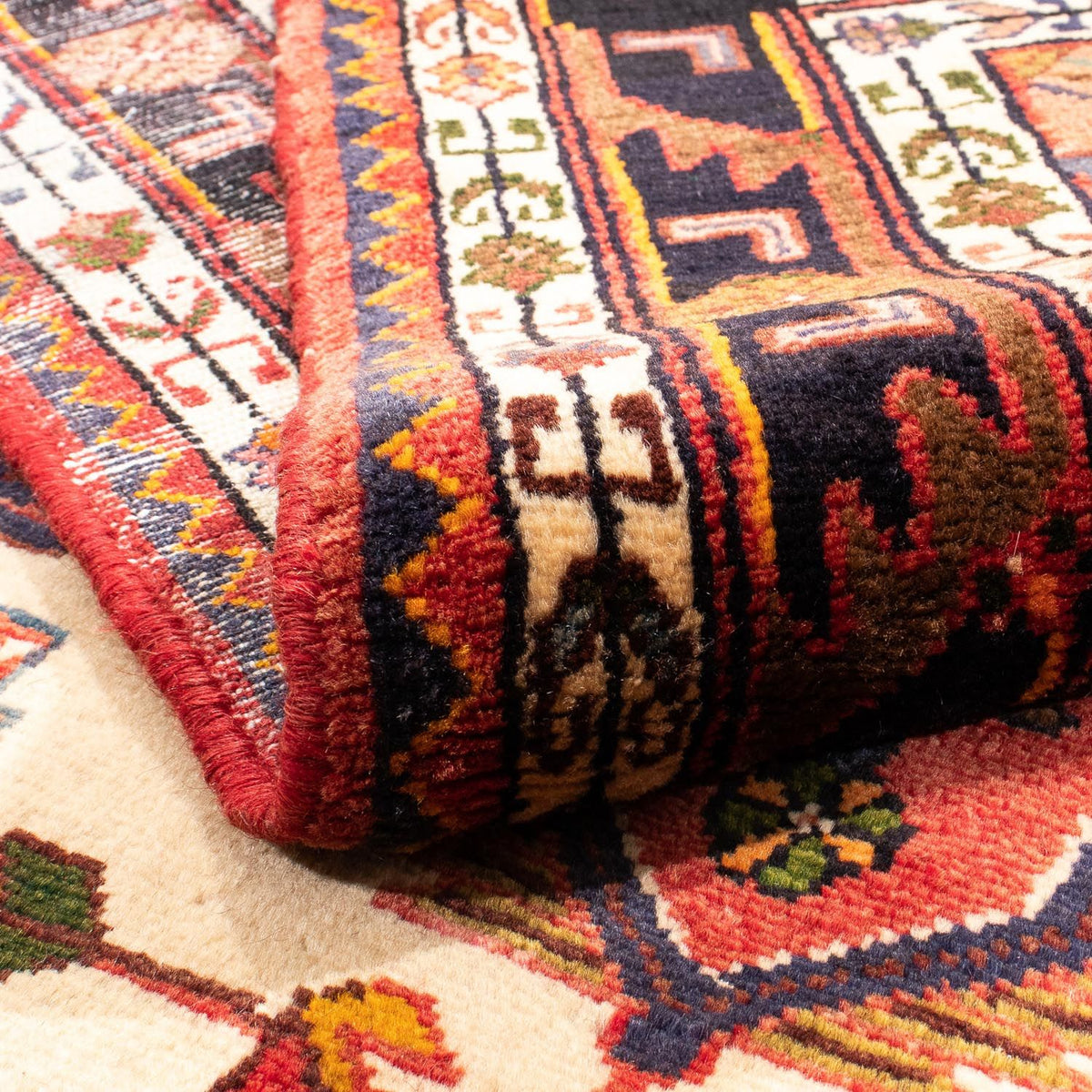 Tapis persan - Nomadic - 205 x 142 cm - rouge