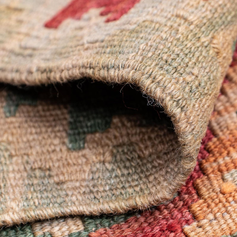 Tapis de couloir Tapis Kelim - Splash - 194 x 63 cm - multicolore