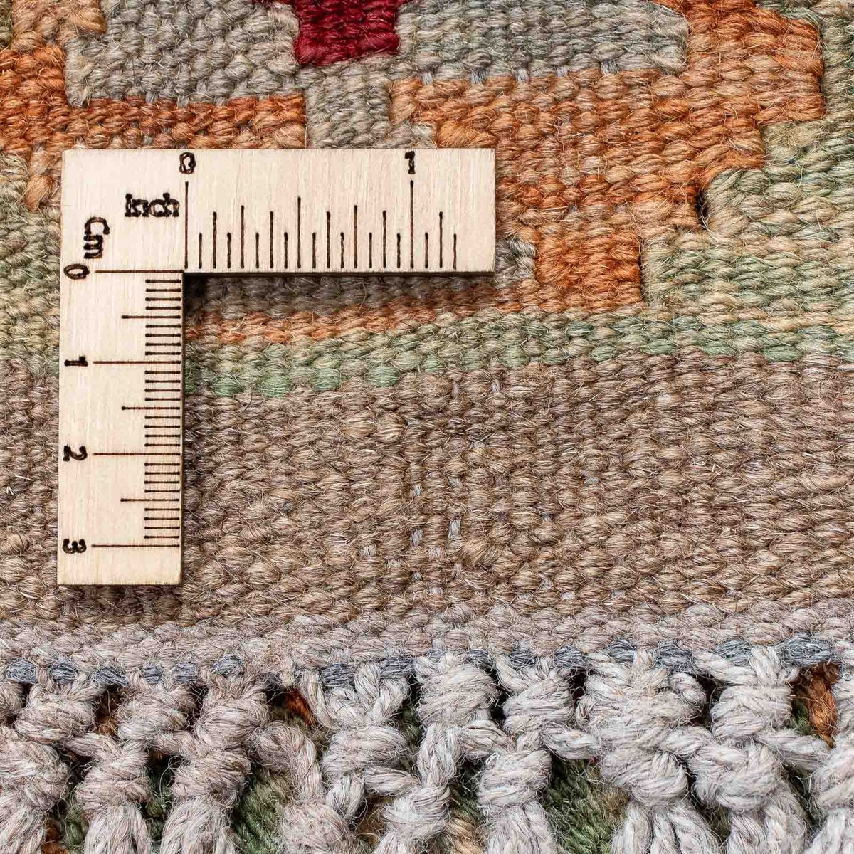 Tapis de couloir Tapis Kelim - Splash - 194 x 63 cm - multicolore