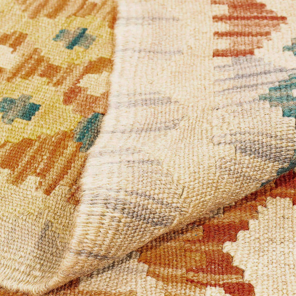 Tapis Kelim - Splash - 299 x 203 cm - multicolore