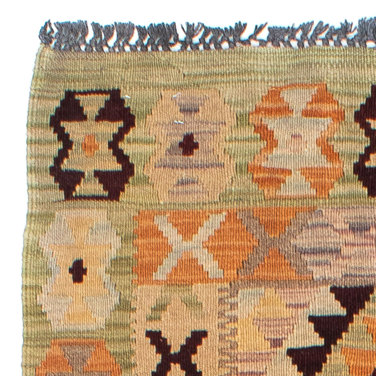 Tapis de couloir Tapis Kelim - Oriental - 200 x 69 cm - beige
