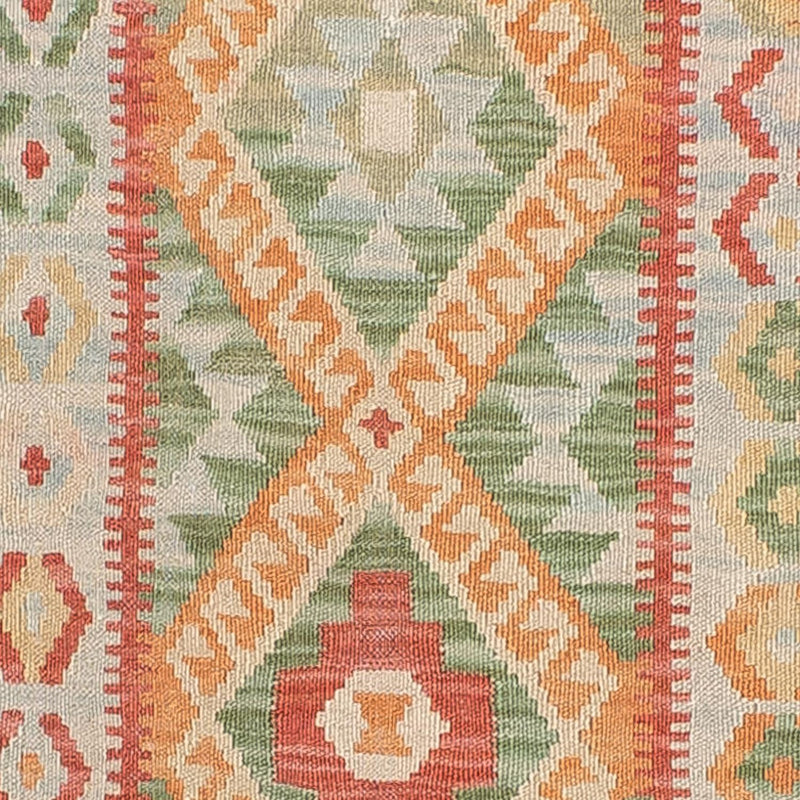 Tapis de couloir Tapis Kelim - Splash - 287 x 83 cm - multicolore