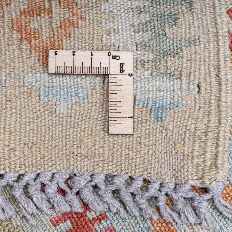 Tapis de couloir Tapis Kelim - Splash - 287 x 83 cm - multicolore