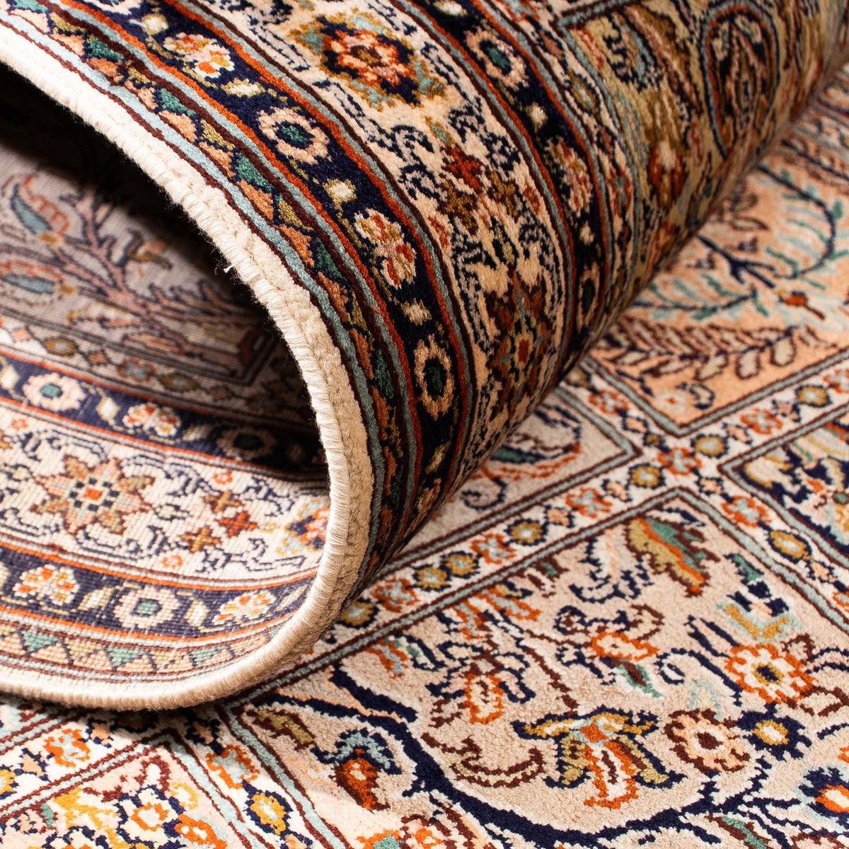 Tapis de couloir Tapis persan - Classique - 302 x 74 cm - multicolore