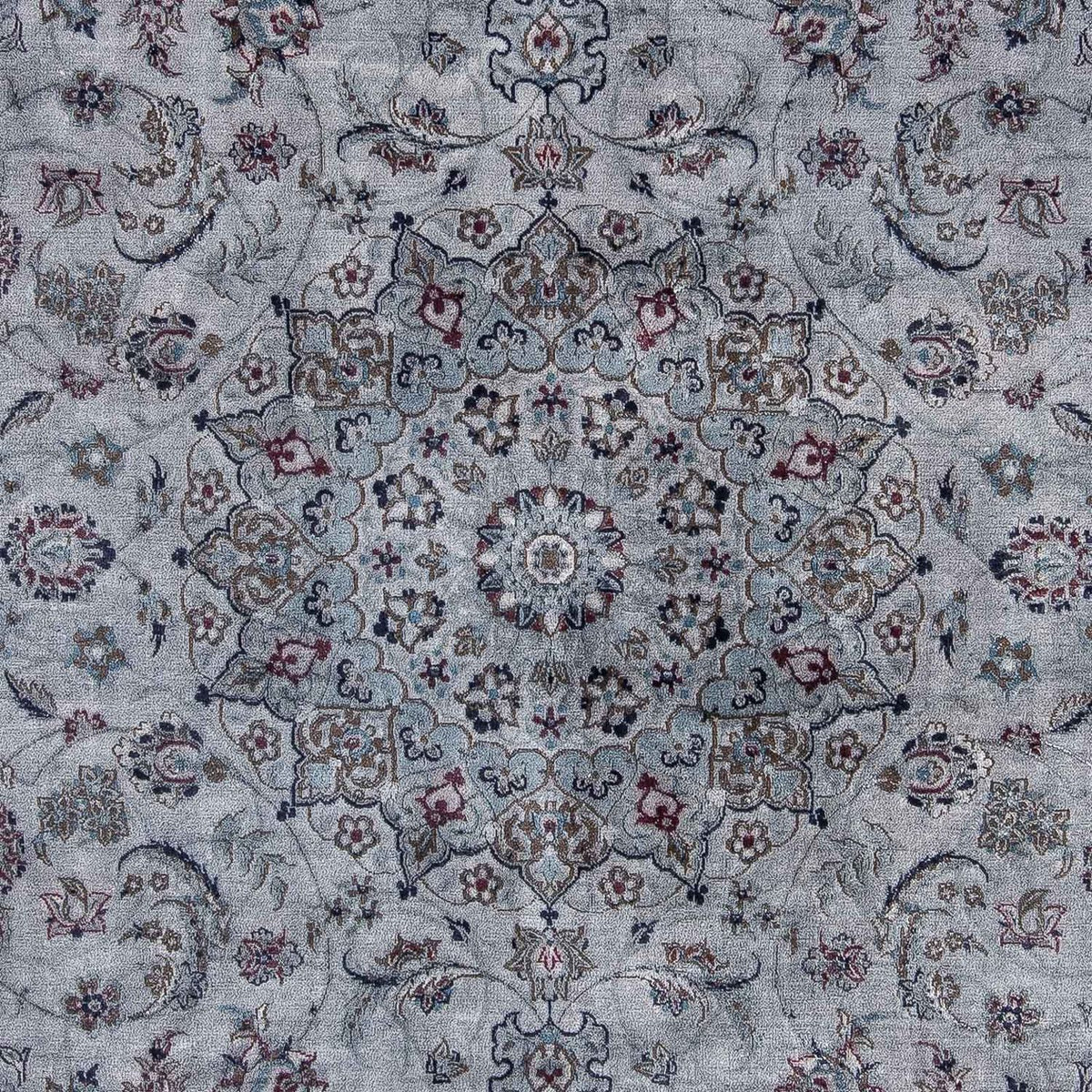Tapis persan - Nain - 296 x 202 cm - gris