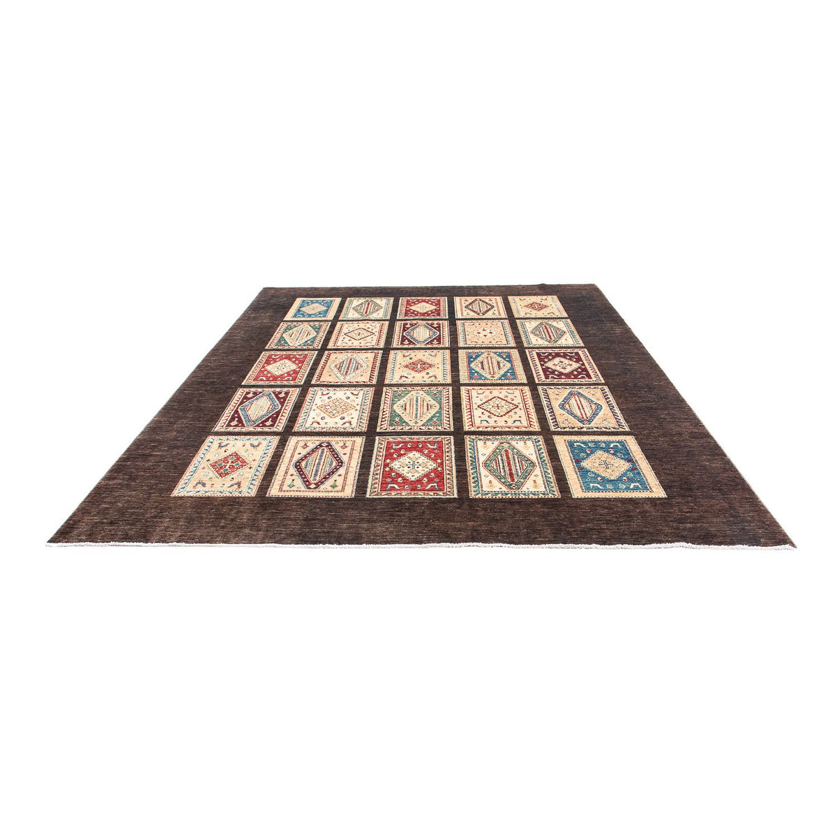 Tapis Ziegler - Bakhtiari - 311 x 252 cm - marron foncé