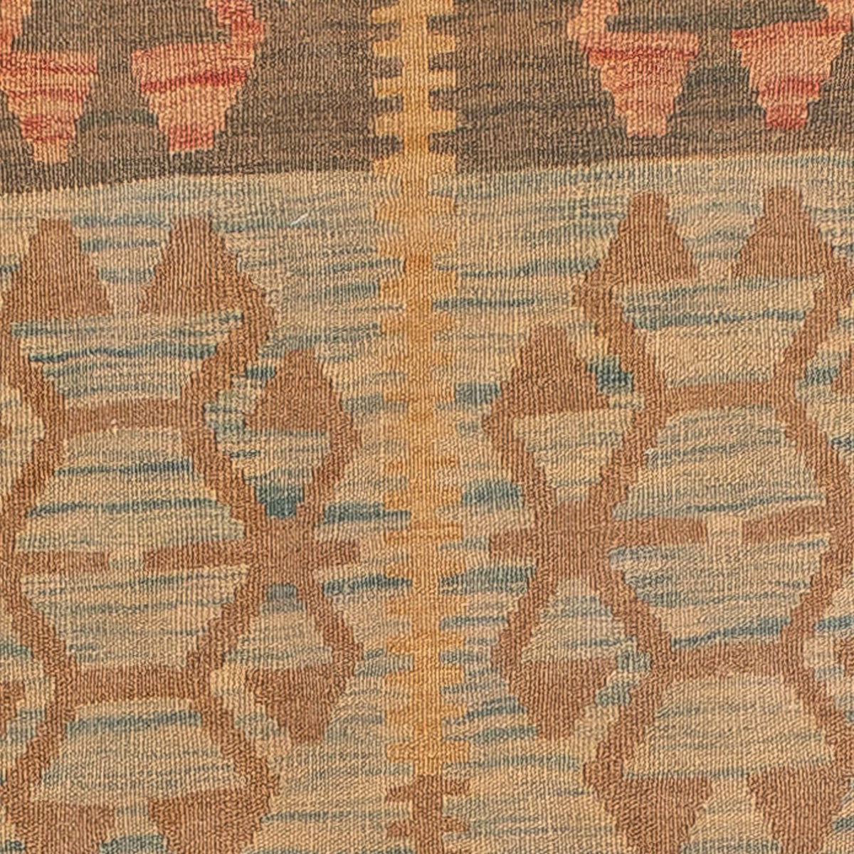 Tapis de couloir Tapis Kelim - Splash - 395 x 72 cm - multicolore