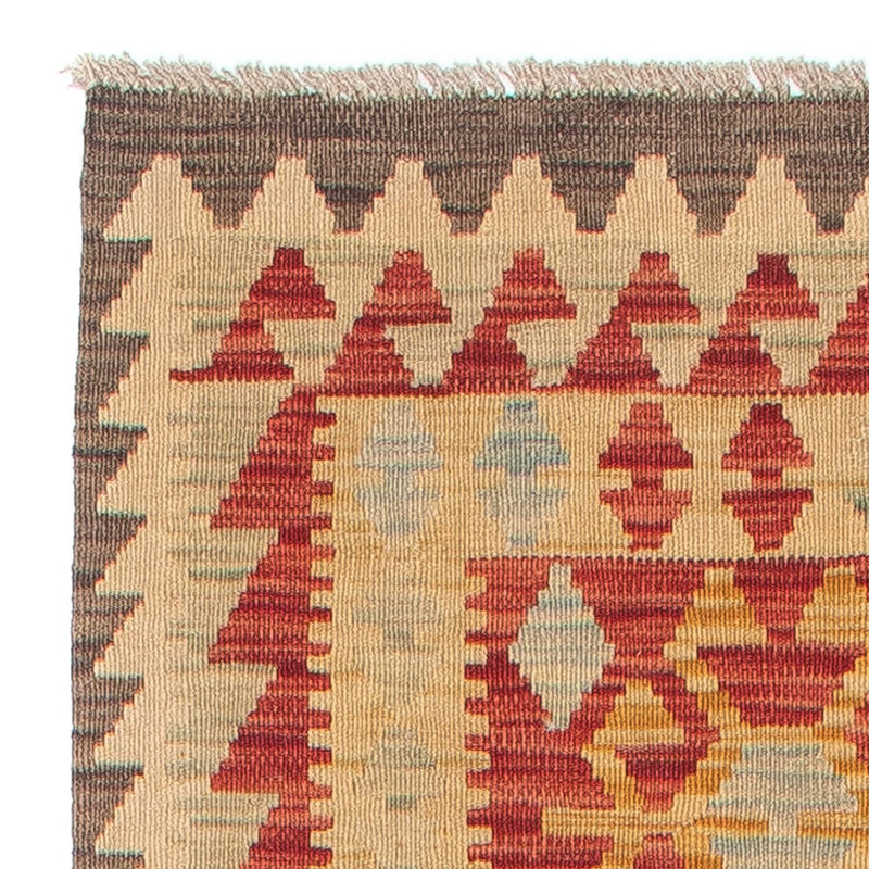 Tapis de couloir Tapis Kelim - Splash - 389 x 77 cm - multicolore