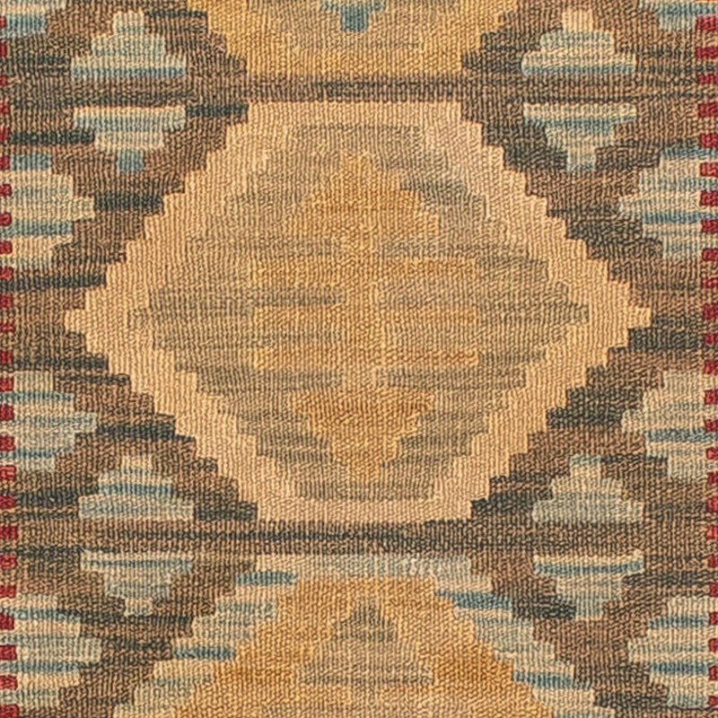 Tapis de couloir Tapis Kelim - Splash - 295 x 76 cm - multicolore