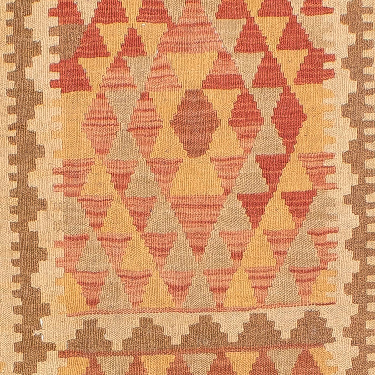Tapis de couloir Tapis Kelim - Splash - 405 x 85 cm - multicolore