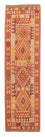 Tapis de couloir Tapis Kelim - Splash - 323 x 90 cm - rouge clair