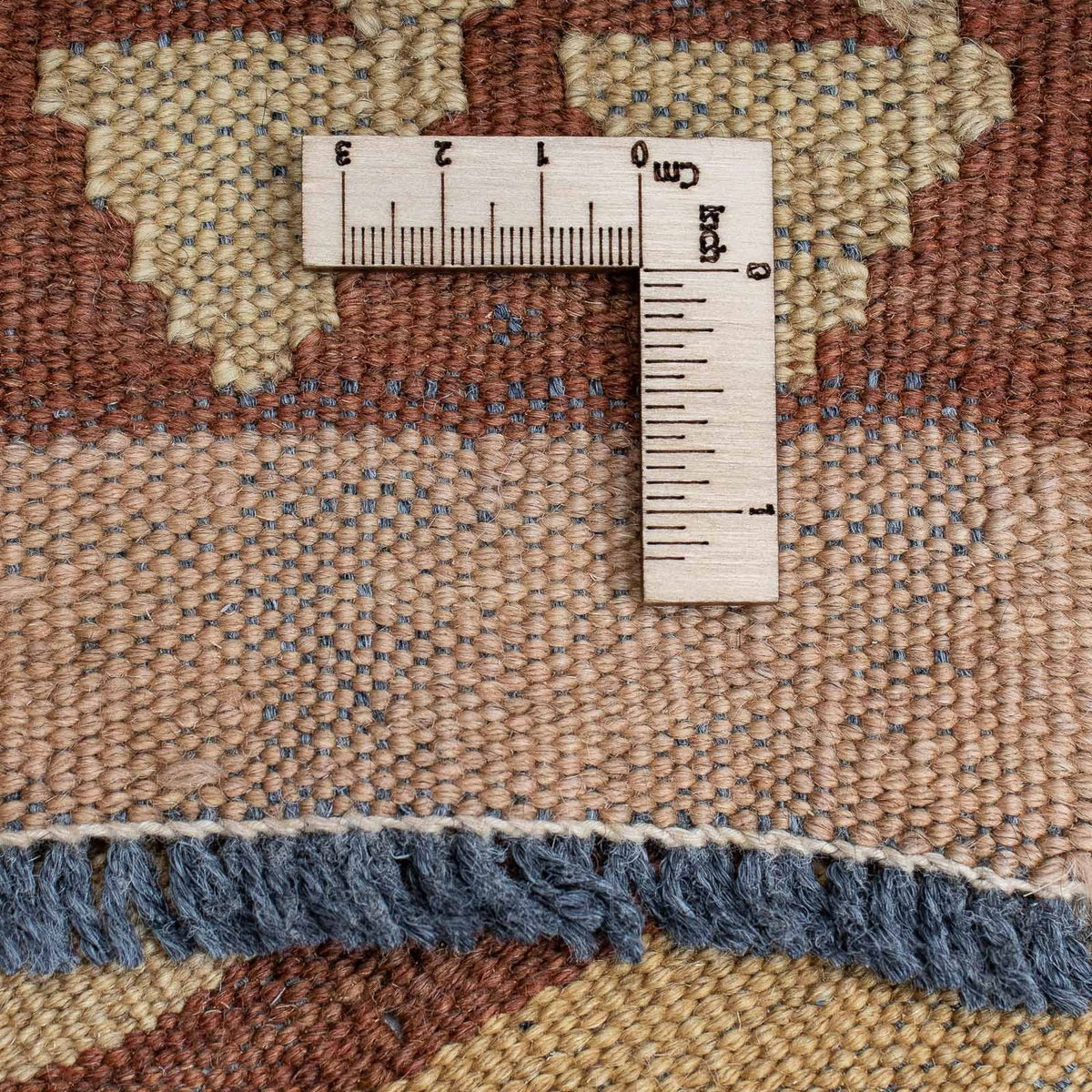 Tapis de couloir Tapis Kelim - Splash - 284 x 79 cm - multicolore
