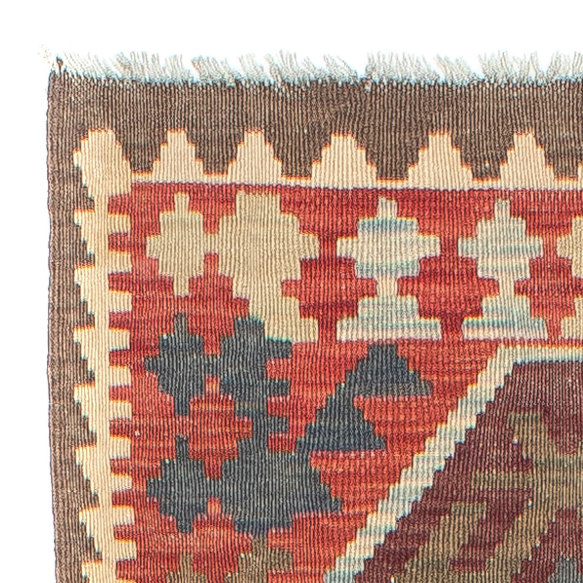 Tapis de couloir Tapis Kelim - Splash - 288 x 73 cm - multicolore