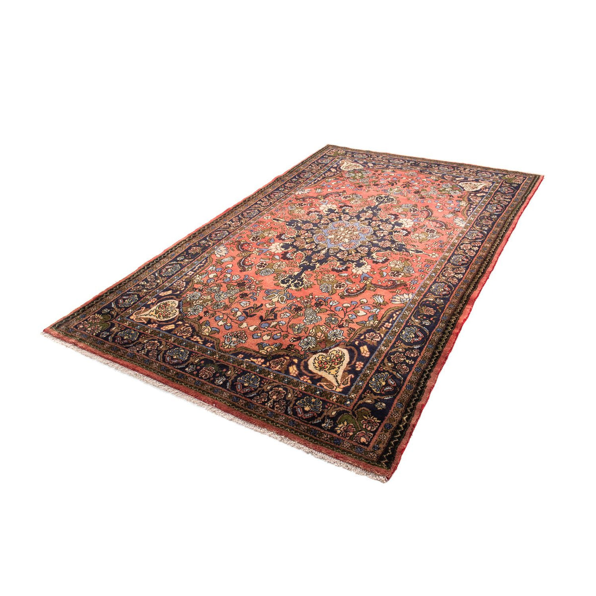 Tapis persan - Nomadic - 255 x 154 cm - rouge clair