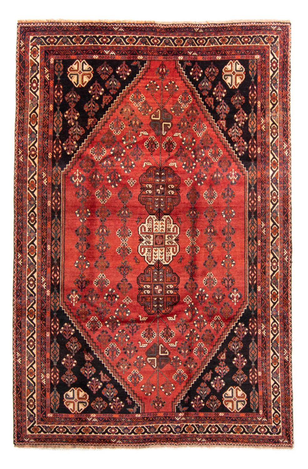 Tapis persan - Nomadic - 323 x 235 cm - rouge foncé