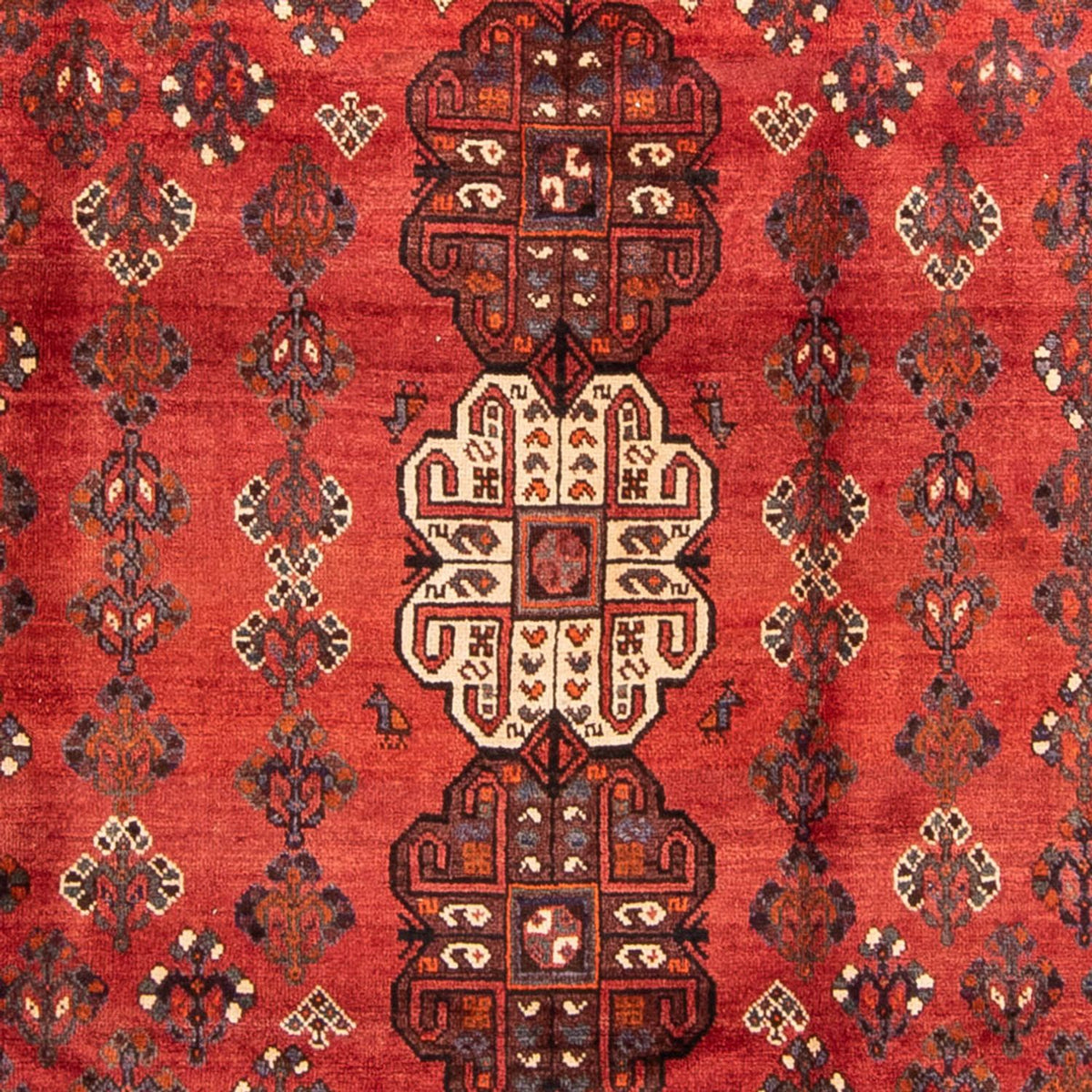 Tapis persan - Nomadic - 323 x 235 cm - rouge foncé