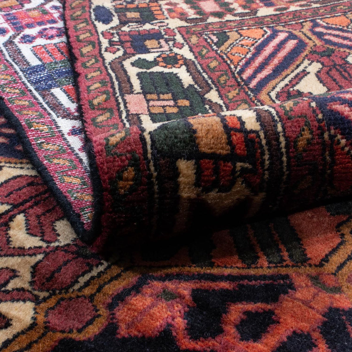 Tapis persan - Nomadic - 288 x 210 cm - rouge clair