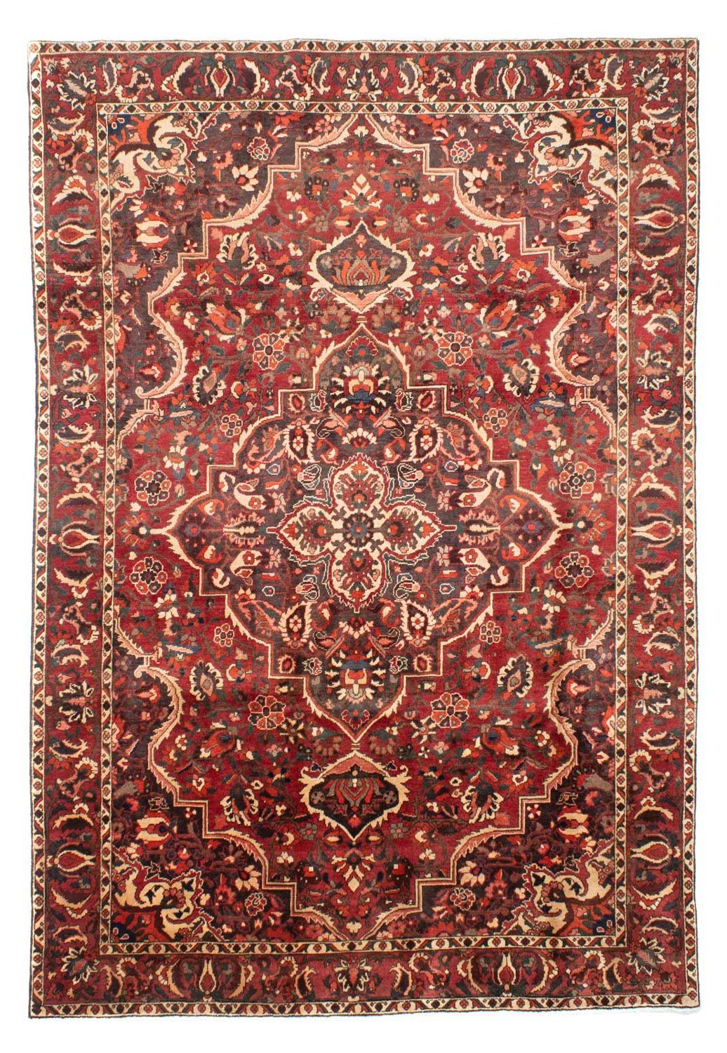 Tapis persan - Nomadic - 294 x 205 cm - rouge