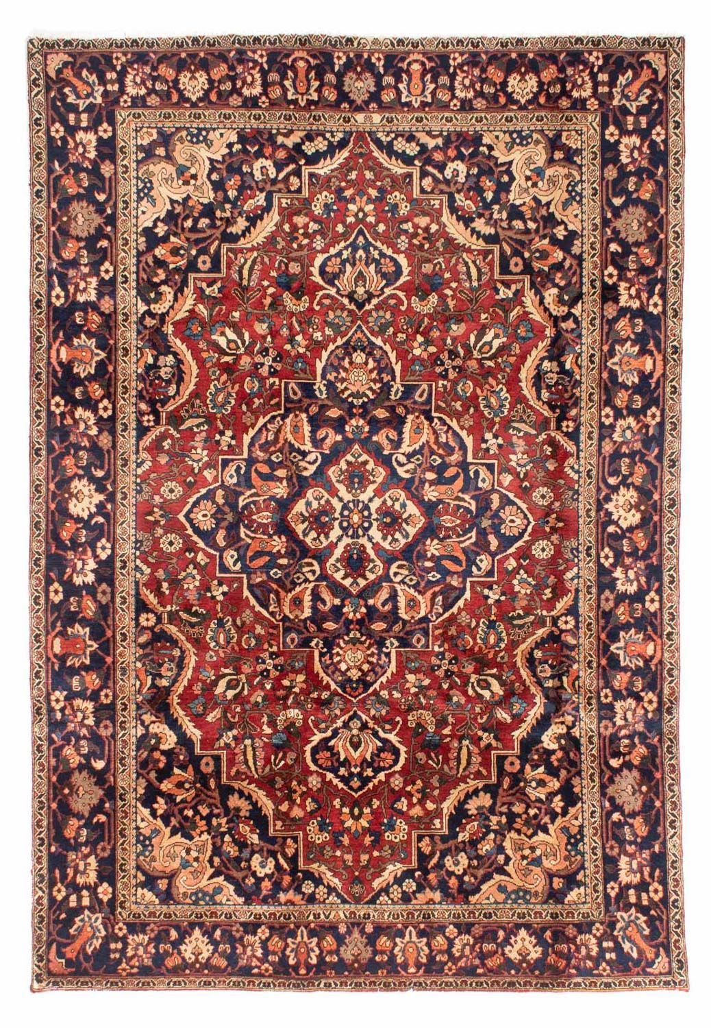 Tapis persan - Nomadic - 303 x 205 cm - rouge