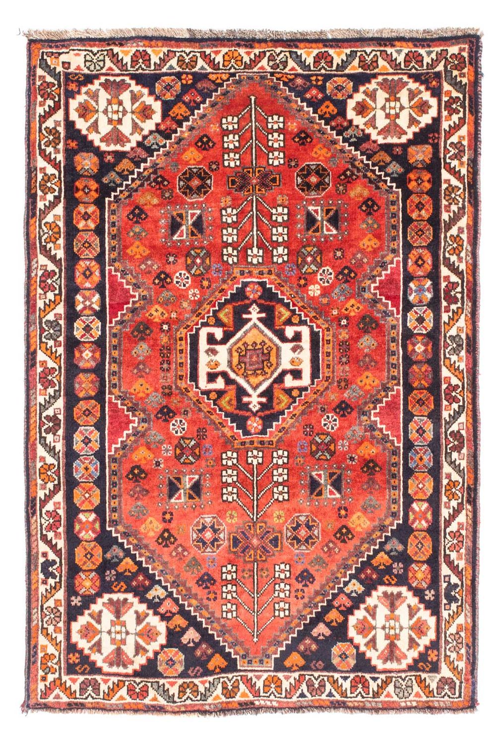 Tapis persan - Nomadic - 154 x 107 cm - rouge
