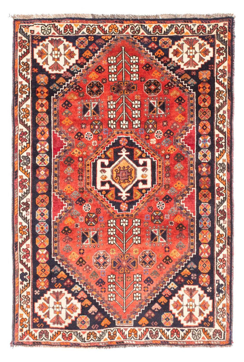 Tapis persan - Nomadic - 154 x 107 cm - rouge