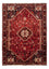 Tapis persan - Nomadic - 222 x 157 cm - rouge foncé