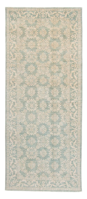 Tapis de couloir Tapis persan - Tabriz - 297 x 125 cm - beige